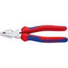 Power universal pliers chrome-plated with multi-component handles 180mm